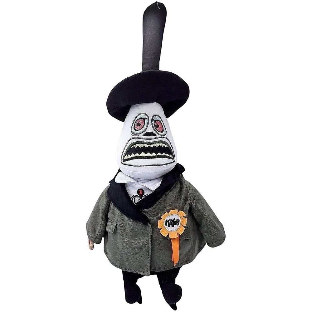 Disney Animated Mayor Nightmare Before Christmas 16" Rotating Head Music Works